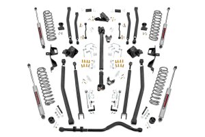 Jeep Wrangler Suspension Lift Kit - Rough Country - 6 Inch, Long Arm - '18-'23